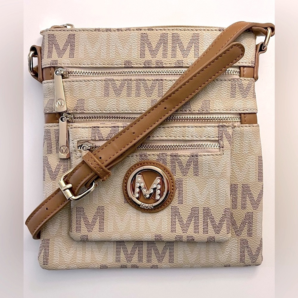 NWOT-MKF COLLECTION- Women's Beatrice M Signature Multi Compartments Cro…